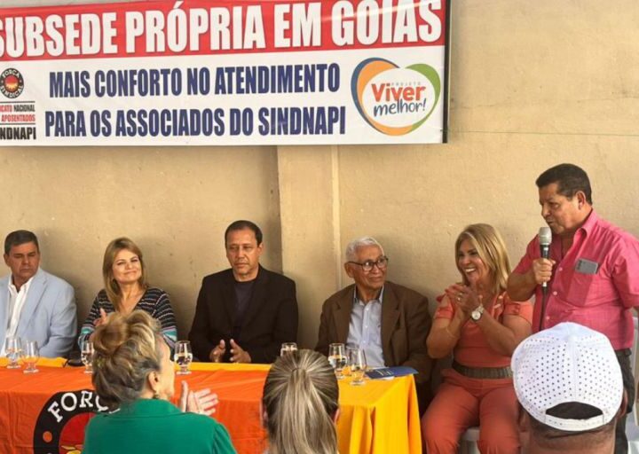 Um orgulho para nós em participar do evento de inauguração da sede própria do Sindicato dos Aposentados em Goiânia/GO!