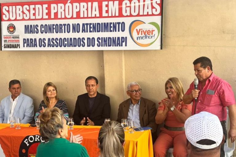 Um orgulho para nós em participar do evento de inauguração da sede própria do Sindicato dos Aposentados em Goiânia/GO!